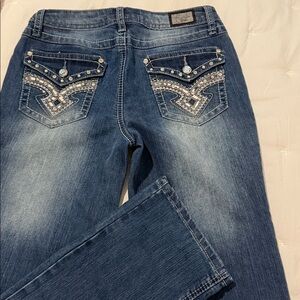 Earl Jeans Women's Classic Blue Straight Leg Jeans